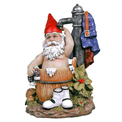 Tubby the Bathing Garden Gnome Statue