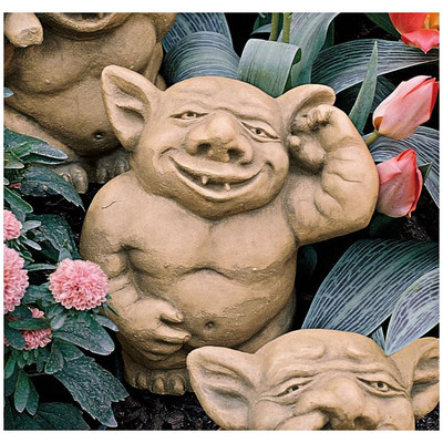 The Picc-a-Dilly Ear Gargoyle Statue Size: Large