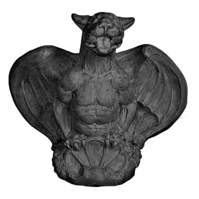Winged Gargoyle Statue Color: Charcoal