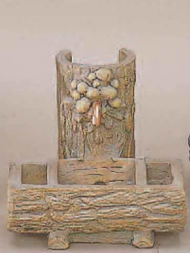Tree Trunk Tabletop Fountain