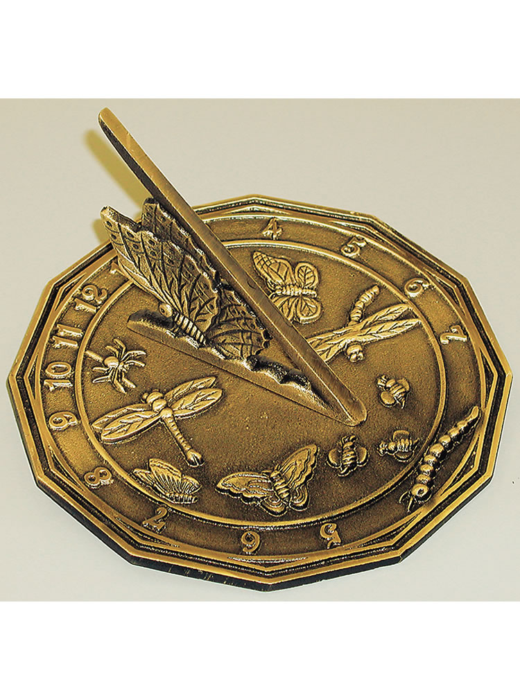 Brass Butterfly Sundial