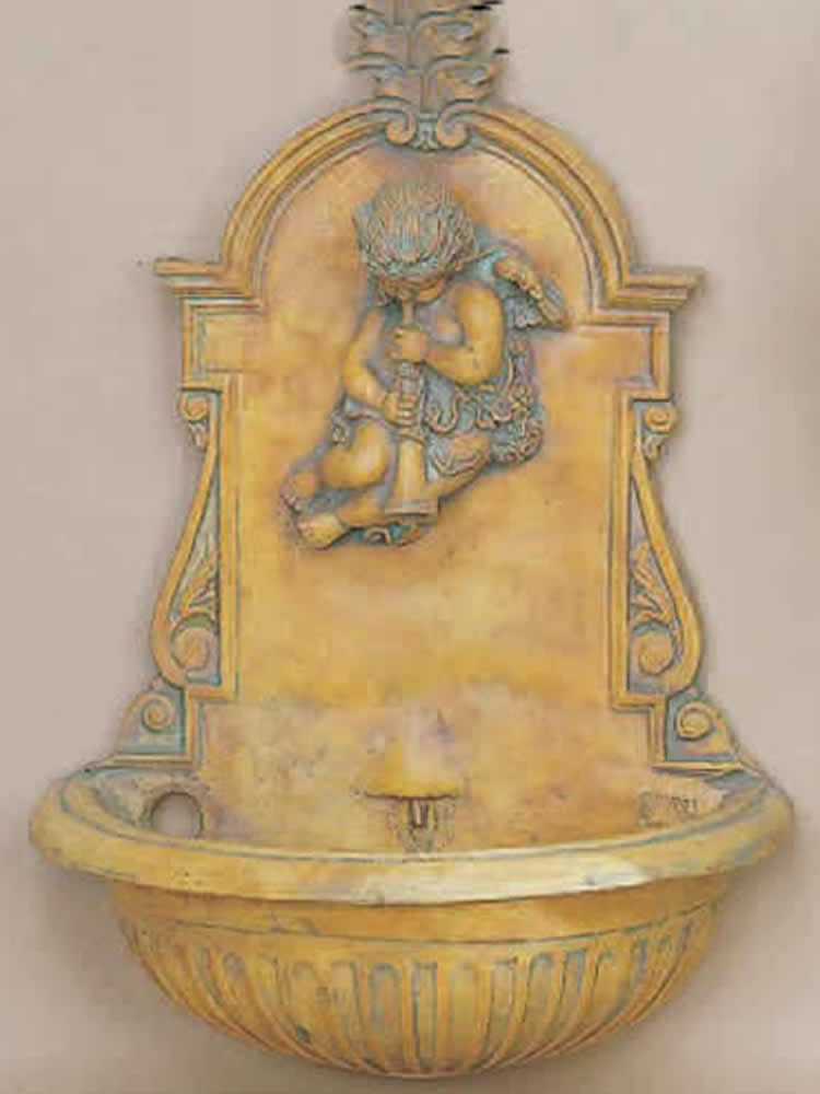 Trumpet Angel Wall Fountain