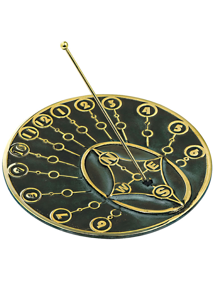 Brass Modern Times Sundial