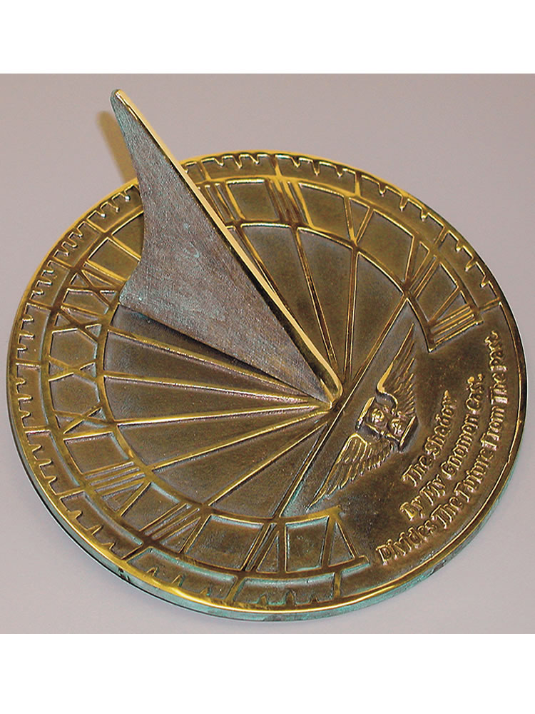 Brass Hourglass Sundial