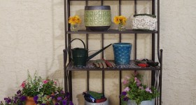 Wrought Iron Bakers Rack